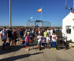 Más de 40 niños se dan cita en el Concurso de Pesca infantil del CN Río Piedras